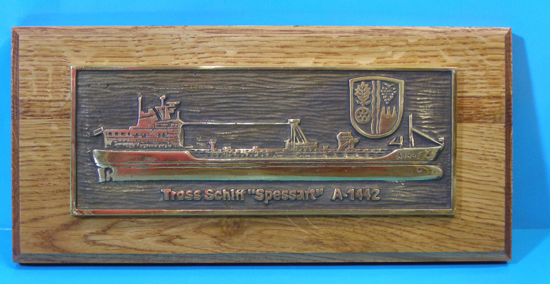A 1442 Trossschiff Spessart GER supply vessel heraldic sign (1 p.)